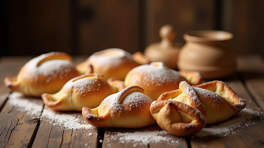 Traditional Latvian baked goods on table